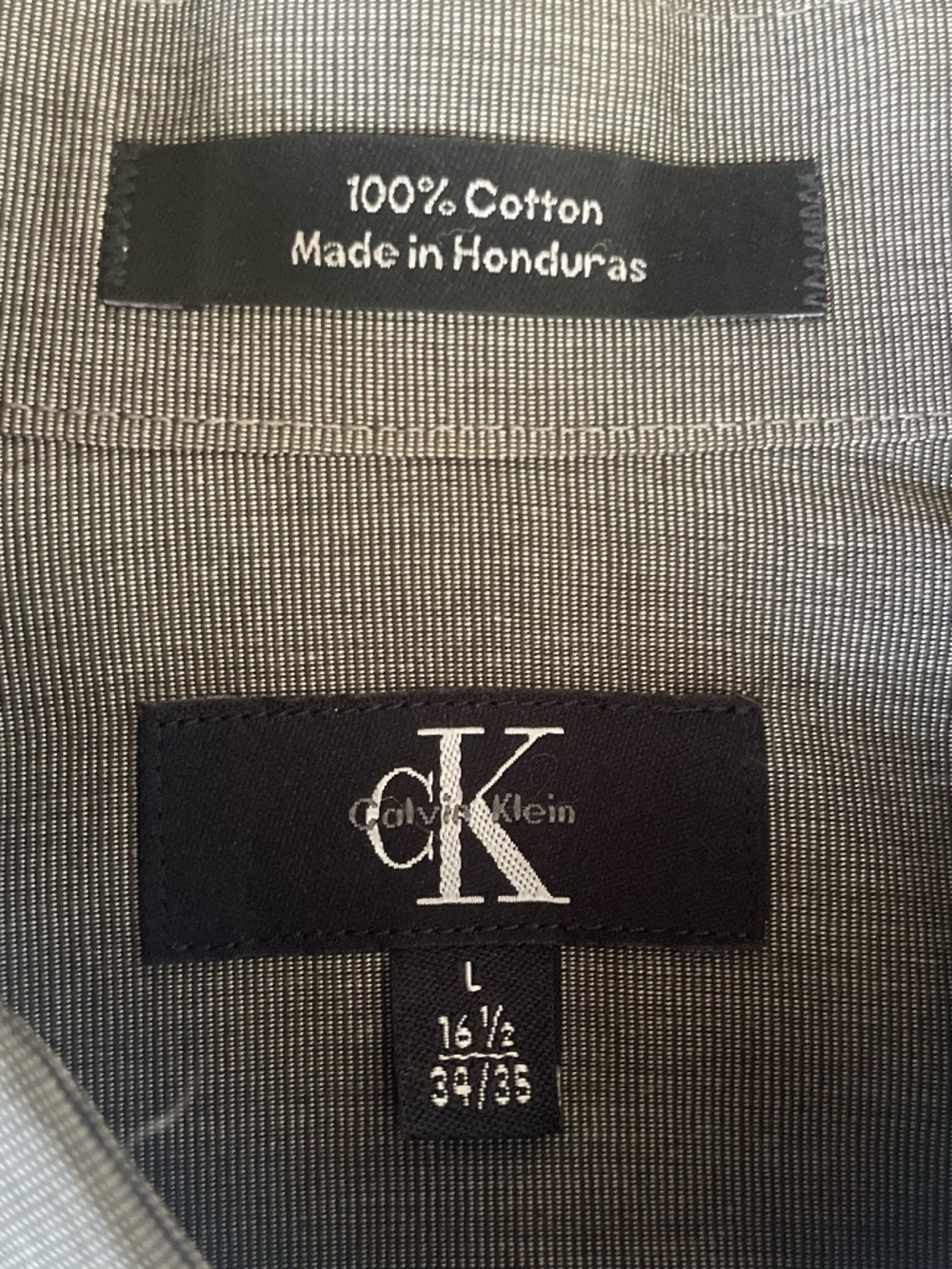 5 Men's Long-Sleeve Button Down Shirts 16.5 34/35 (Van Heus, C Klein, Ken Cole) - Picture 12 of 16
